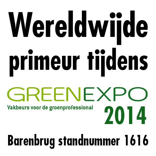 Wereldwijde primeur tijdens Green Expo 2014