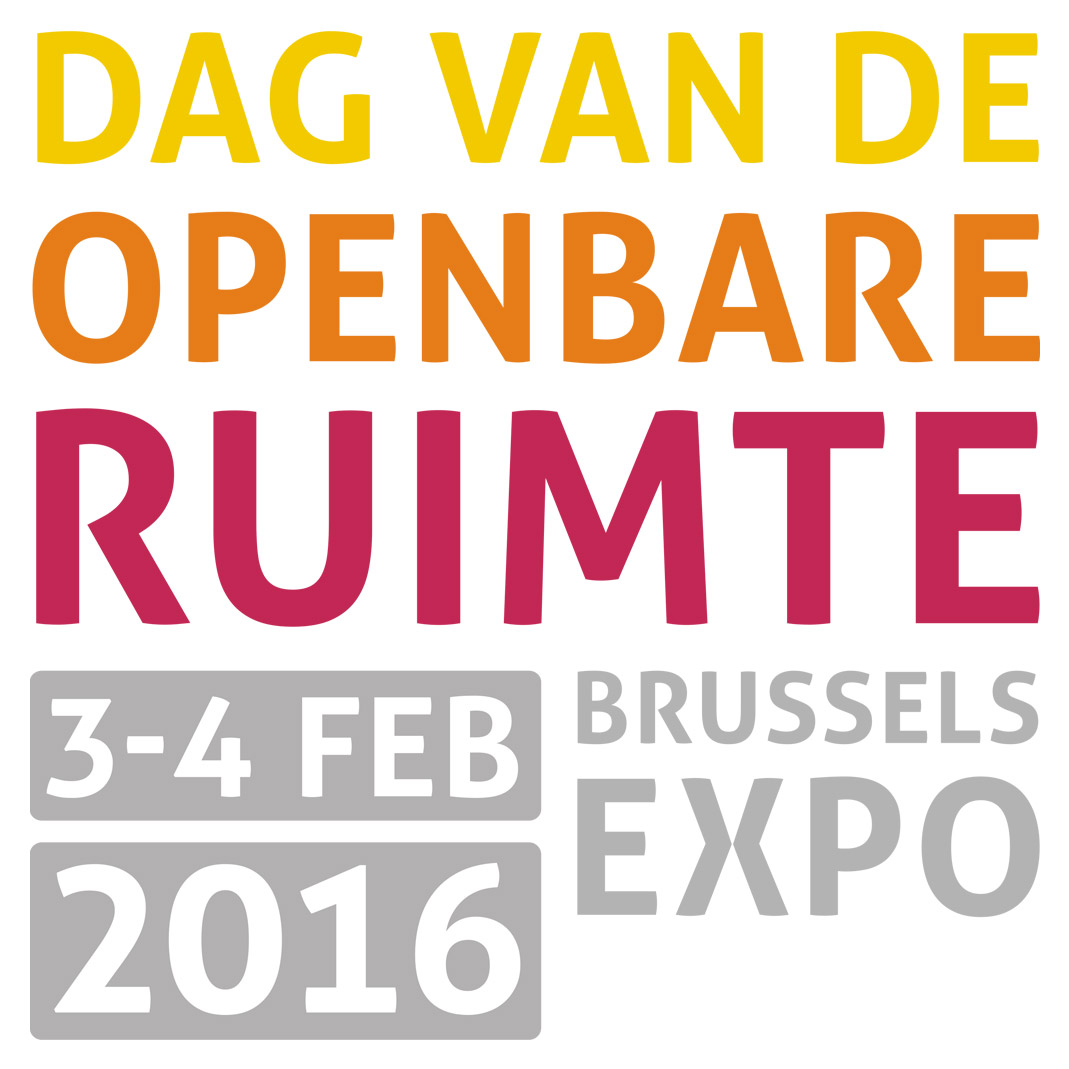 Onthulling baanbrekend gras op "Dag van de Openbare Ruimte 2016"