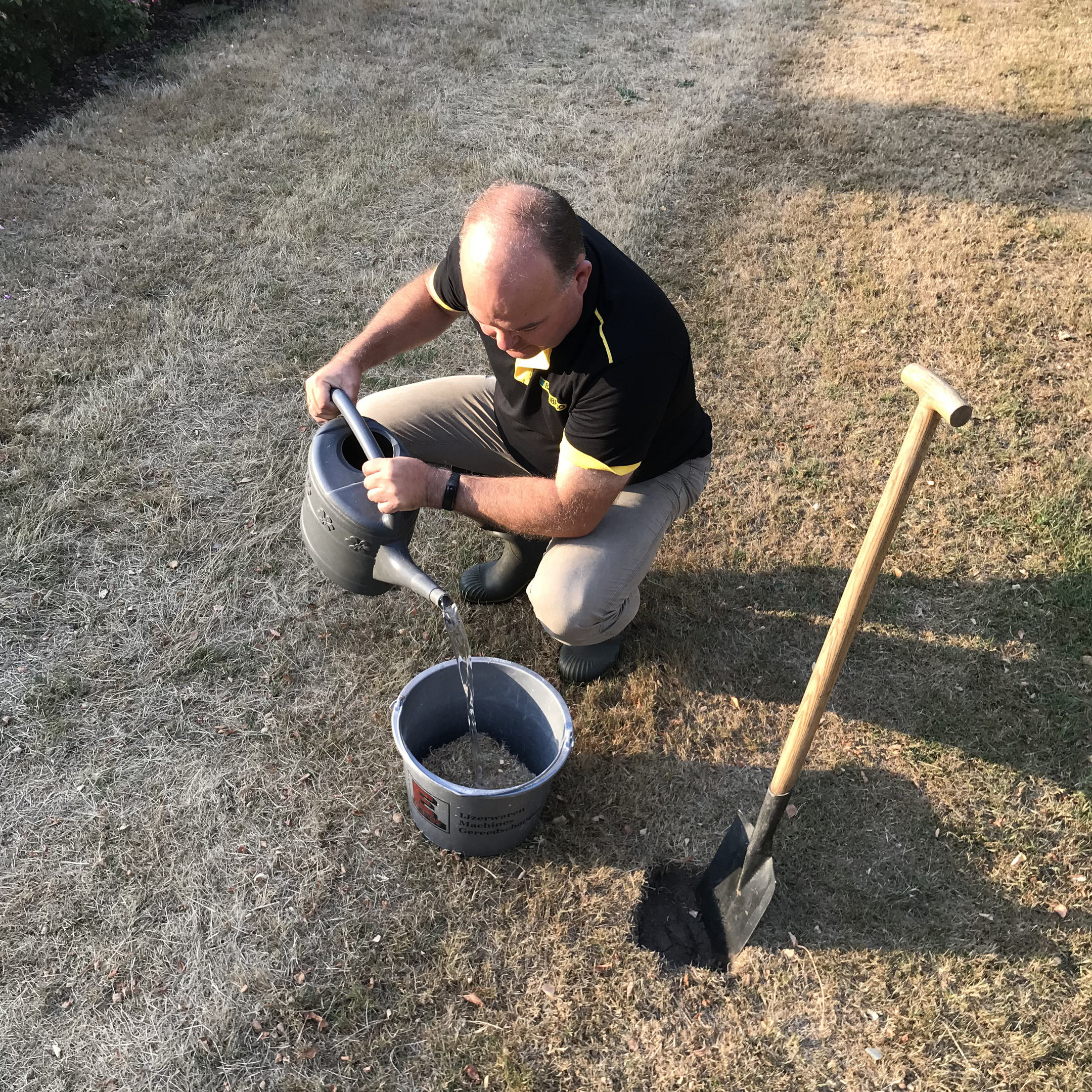 EHBO bij verdroogd grasland