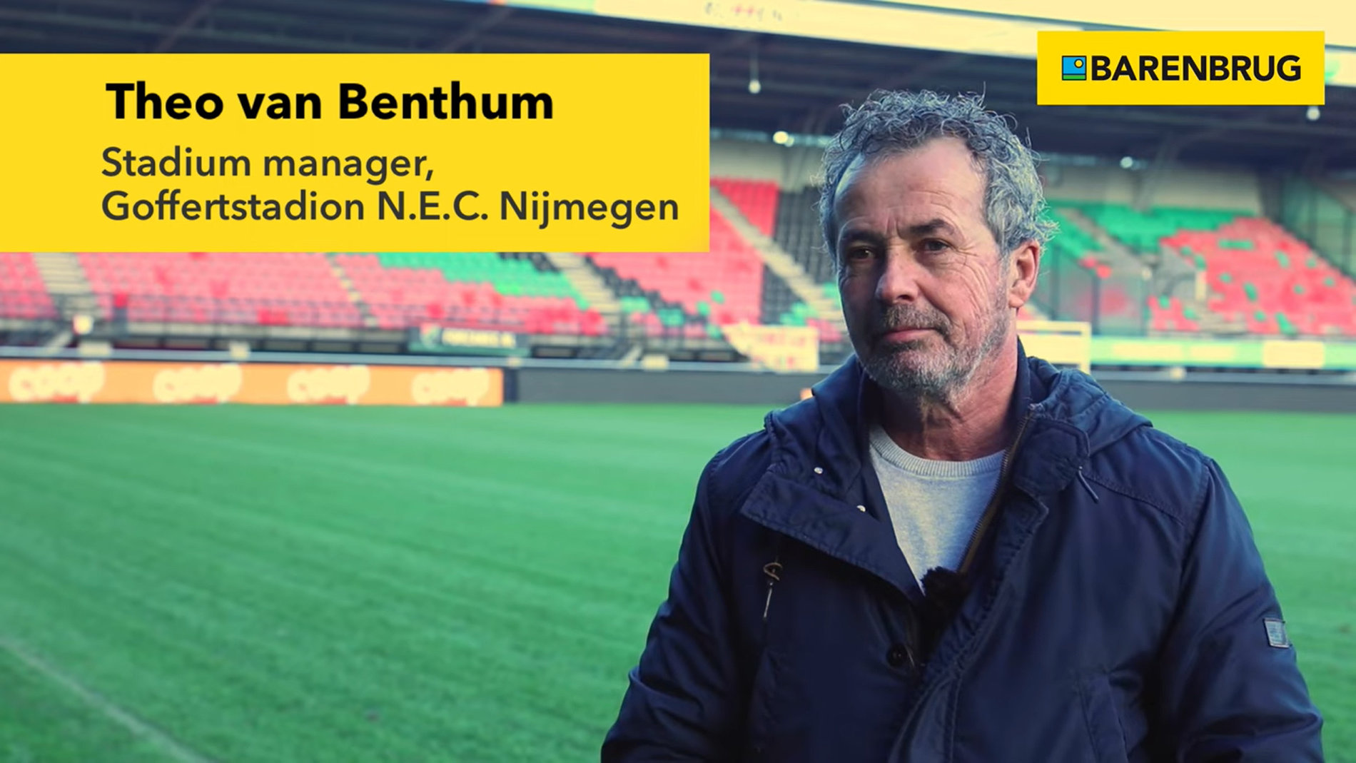 Theo van Benthum Responsable du stade N.E.C. Nimègue